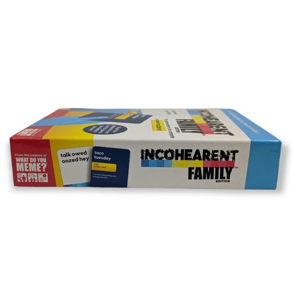 What Do You Meme Incohearent Family Edition Party Game Ages 12+ - Picture 5 of 8